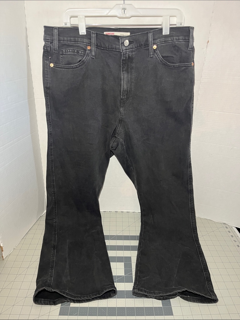 Signature by Levi Strauss Black Flare Jeans
